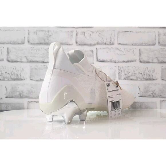 Adidas ADIZERO Primeknit Football Cleat Triple White Chrome GX5420 Men’s Sz 13.5 main image 6